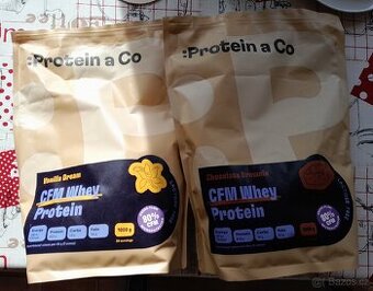 Protein & Co bezlaktózový syrovátkový vanilka a čokoláda