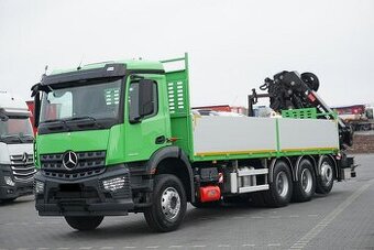 Mercedes-Benz AROCS 3240 8x4 - valník s hydraulickou rukou