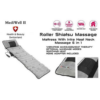 Prodám magnetickou rolovací masážní podložku Mediwell 6v1