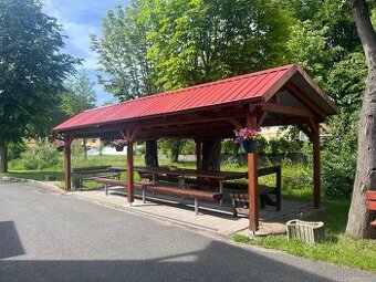 Dřevěná pergola