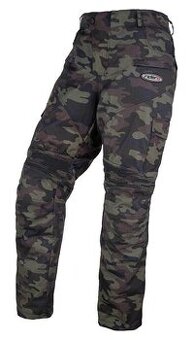 Kalhoty na motorku/čtyřkolku. Maskáčové. 3XL. Nové