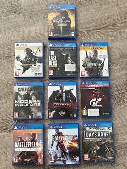 PS4 a PS5 hry všeho druhu