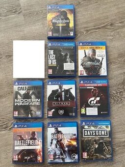 PS4 a PS5 hry všeho druhu