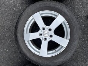 Prodám sadu ALU kol 17" zimní pneu 225/60 R17, Kia Sportage