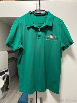 Pánské zelené jako nové polo triko Gant v. L