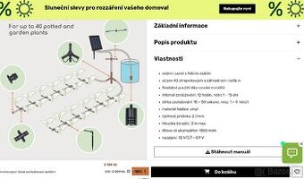 Solární zavlažovací systém Blumfeldt