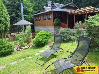 Lančov, chata 2+1 25 m2, vlastní pozemek, posezení – chata