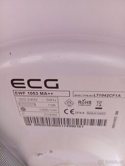 Pračka ECG, typ: LT1042CF