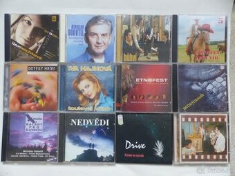 Česká CD folk, country,pop, rock , koledy - viz foto