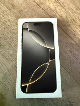iPhone 16 PRO max 256Gb - přírodní Titan