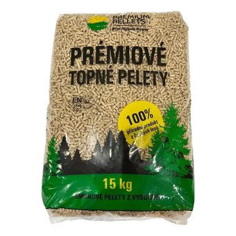 Pelety- EN PLUS A1- Premium Pellets- doprava v ceně