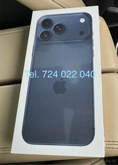 iPhone 17 Pro Max 512gb temně modrý nový záruka