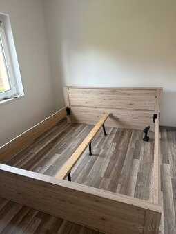 Manželská postel Dřevo Masiv 180x200