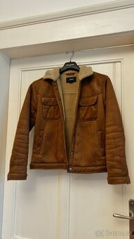 Panská hnědá bunda Pull&Bear
