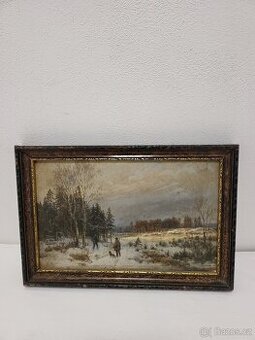 obraz miniatura MYSLIVCI v lese