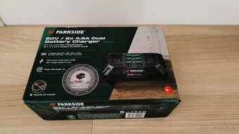 Nová Parkside X20 Team Dvojitá rychlonabíječka PDSLG 20 B1