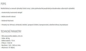 jednokotoučový stroj Taski ergodisc duo