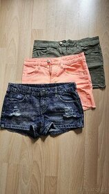 3x dívčí kraťasy, vel. 158
