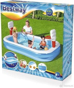 Dětský bazén Bestway basketbal 254x168cm nový/nepoužitý