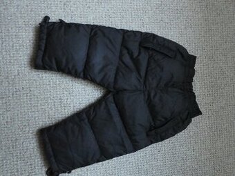 Péřové zimní kalhoty pro miminko 6-8 měsíců