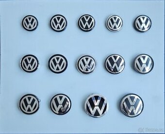 Středové krytky kol Volkswagen VW