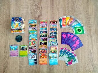 Pokémon sada - karty, krabička, mince a obaly