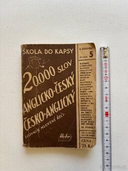 20.000 slov, čj-aj a aj-čj slovník, Hokr, 1946