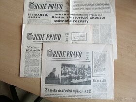 HISTORICKÉ TISKOVINY 1968 / 69 / 70 / 90