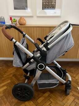 Kočárek Kinderkraft veo 2v1 Grey, nová cena