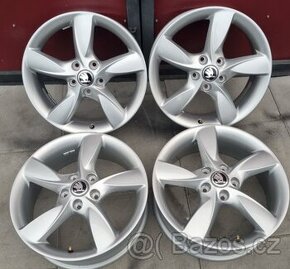 17"-NOVÉ ALU DISKY 5x112 ŠKODA OCTÁVIA-III+GOLF-7