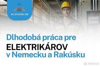 Elektrikar ponuka práce Nemecko a Rakúsko