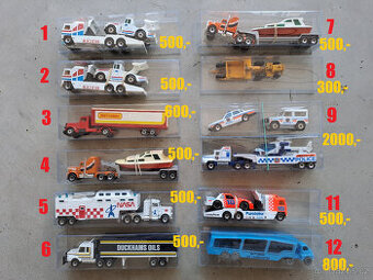 Matchbox, Dinky, Politoys, autíčka, modely