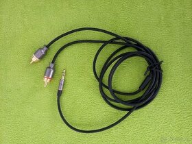 Redukce NuForce Transient jack 3,5/2xRCA samec 1,50m - 1