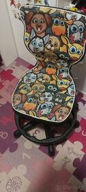 Dětská zdravá židle s podnožníkem - 1