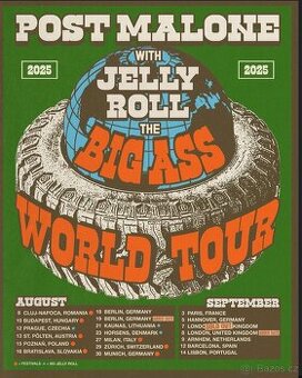 The BIG ASS WORLD World Tour POST MALONE 12.8.2025 Praha