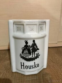 Starožitná kořenka, nádoba Rokoko houska - 1