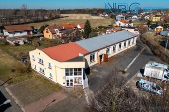 Prodej komerčního objektu 806m2, pozemek 2195 m2, Sendražice