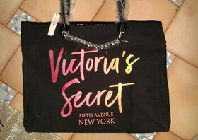Plátěná taška Victoria´s Secret - černá