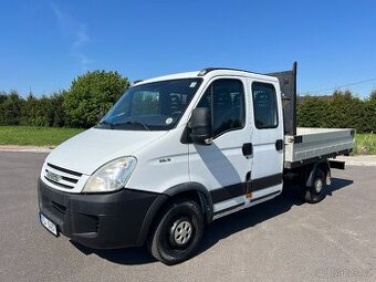 Iveco Daily 2.3d 16V 85kw, valník , 7 míst, TOP STAV