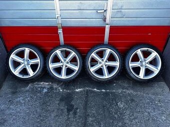 Original ALU kola Audi 18" 8J ET47 + zimní pneu 235/40/R18