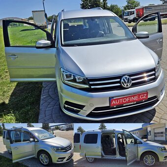 VW CADDY 2,0 TDi MAXI DSG 7 MÍST, 107.tkm VÝHŘ,NAVI,ALU