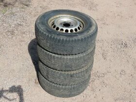 225/75 R16 C + orig čidla tlaku MB -  ocelovou sadu 4ks