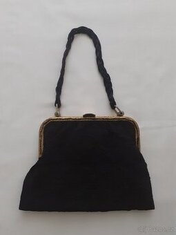 Dámská retro černá kabelka