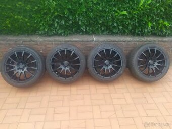Alu kola 5x112 r17.Černe vw škoda audi Seat