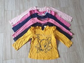 Dívčí trička s dlouhým rukávem vel.104