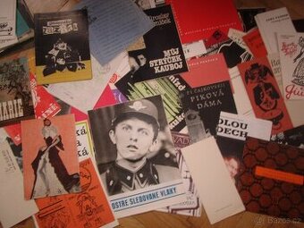 staré  programy pražských divadel