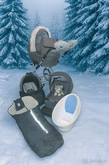 Houpací kočárek - trojkombinace JAKO NOVÝ