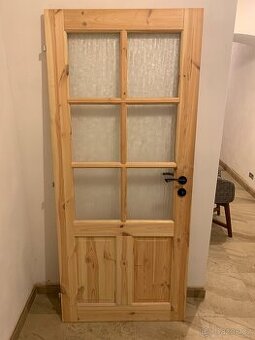 Modřínové dveře 80L