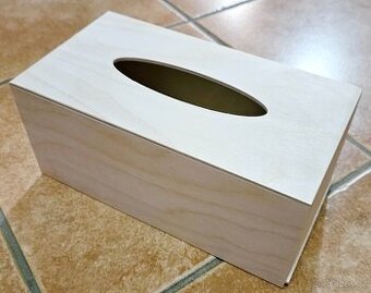 Dřevěná krabička na ubrousky #2.