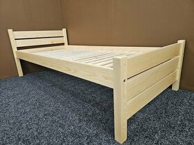 Prodám nové masiv zvýšené postele 80-90x200cm s roštem